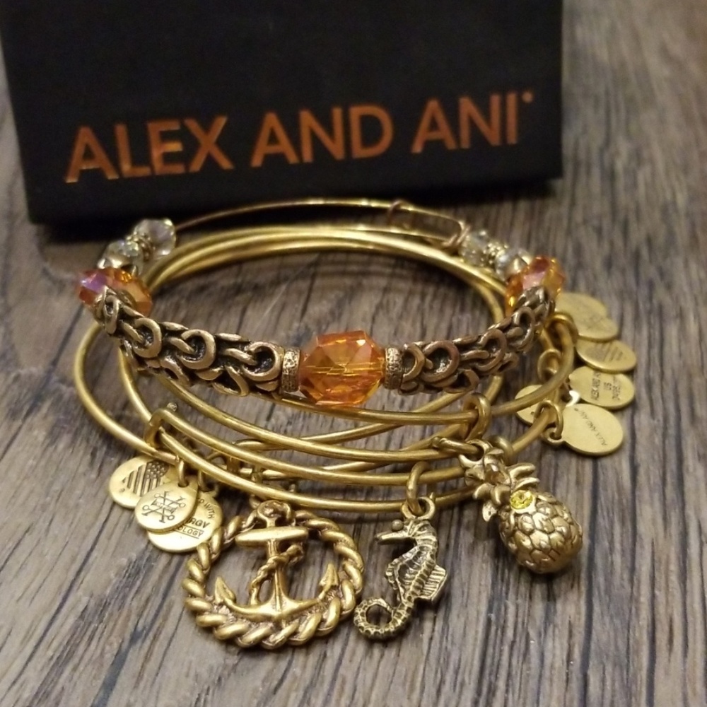 Alex & Ani Bracelet Stack